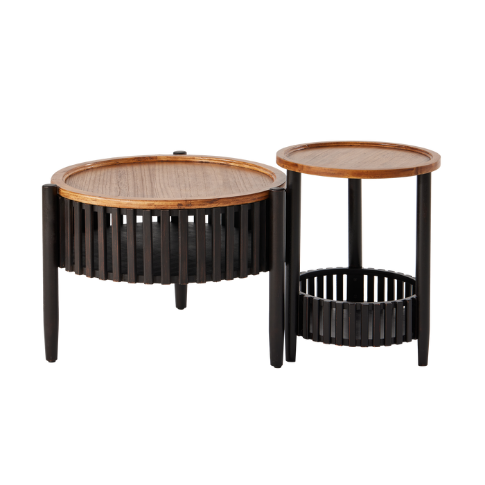 Round Coffee Table Set of 2