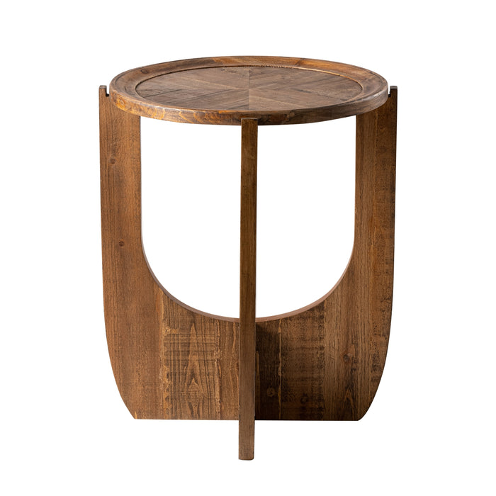 COZAYH HOME Rustic Farmhouse End Table