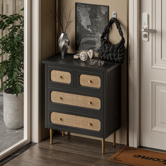 COZAYH HOME Rattan Chest of Drawers