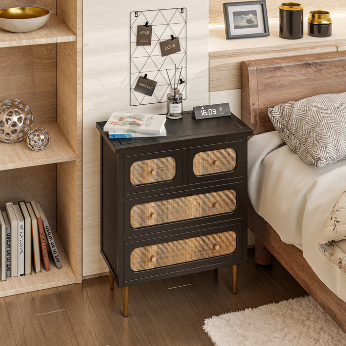COZAYH HOME Rattan Chest of Drawers