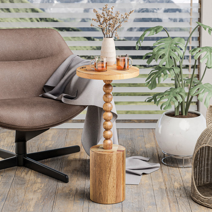 COZAYH HOME Pedestal End table