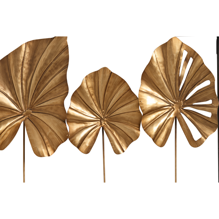 COZAYH HOME Golden Leaf Wall Decor