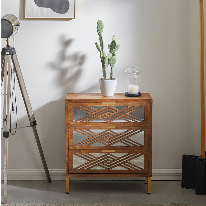 COZAYH HOME Mirror Fronts Dresser/Cabinet
