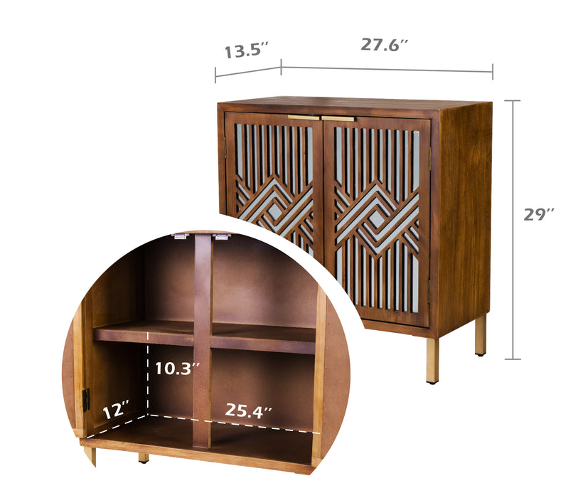 COZAYH HOME Mirror Fronts Dresser/Cabinet