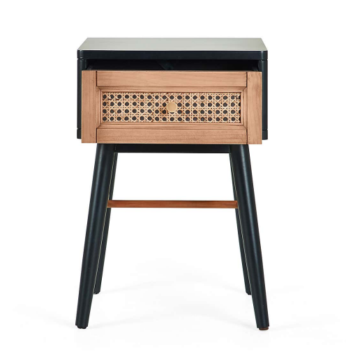COZAYH HOME 1 Drawer Woven Front Nightstand
