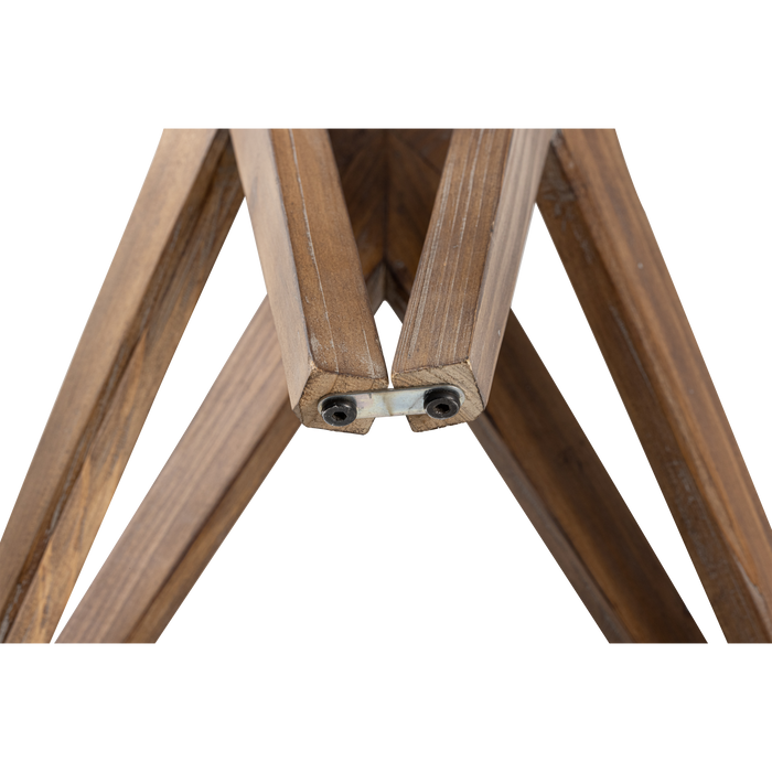 COZAYH HOME Pedestal Farmhouse End Table