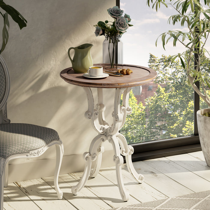COZAYH HOME Farmhouse End Table