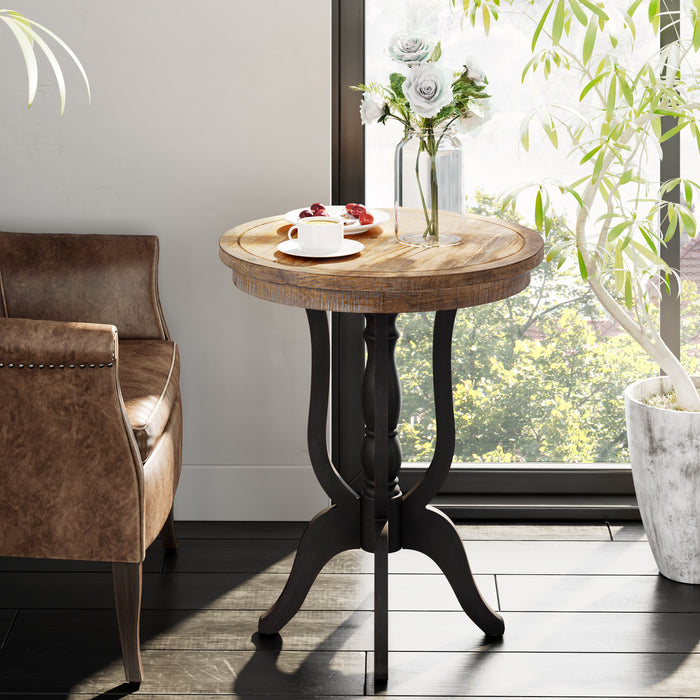 COZAYH HOME Farmhouse End Table