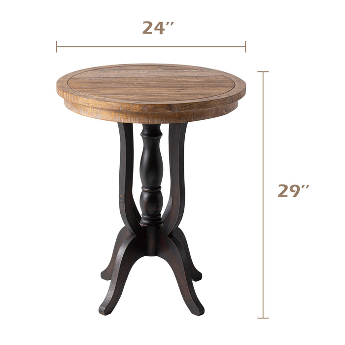 COZAYH HOME Farmhouse End Table