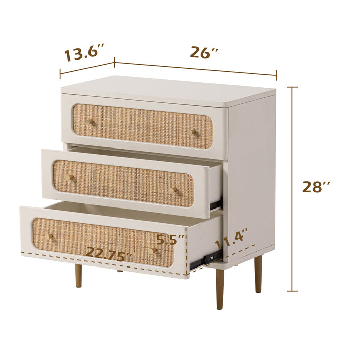 COZAYH HOME Rattan Chest of Drawers