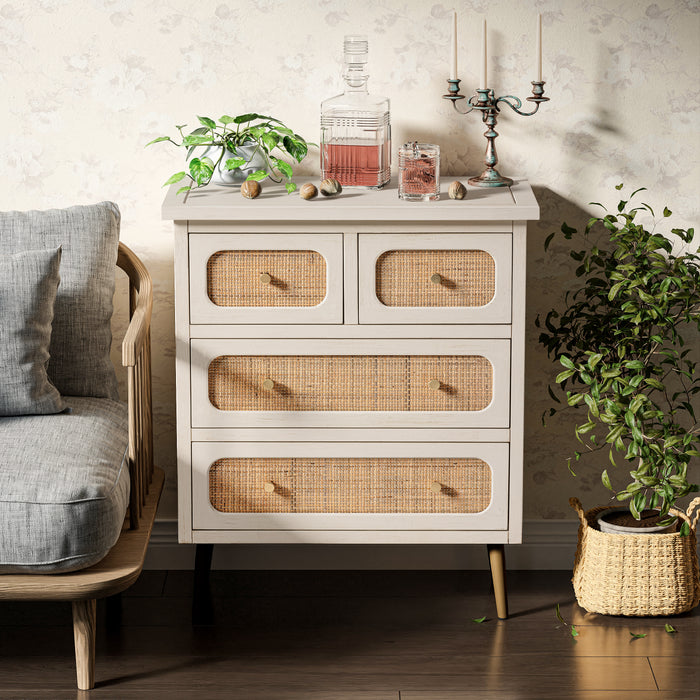 COZAYH HOME Rattan Chest of Drawers