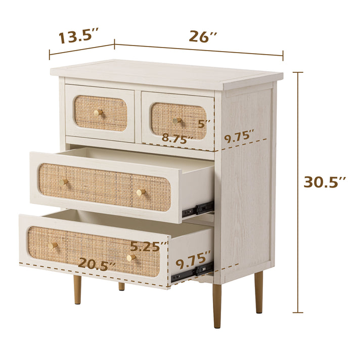 COZAYH HOME Rattan Chest of Drawers