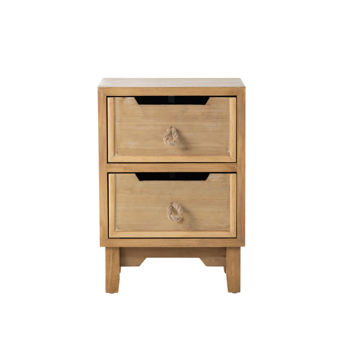 COZAYH HOME 2-Drawer Small Nightstand