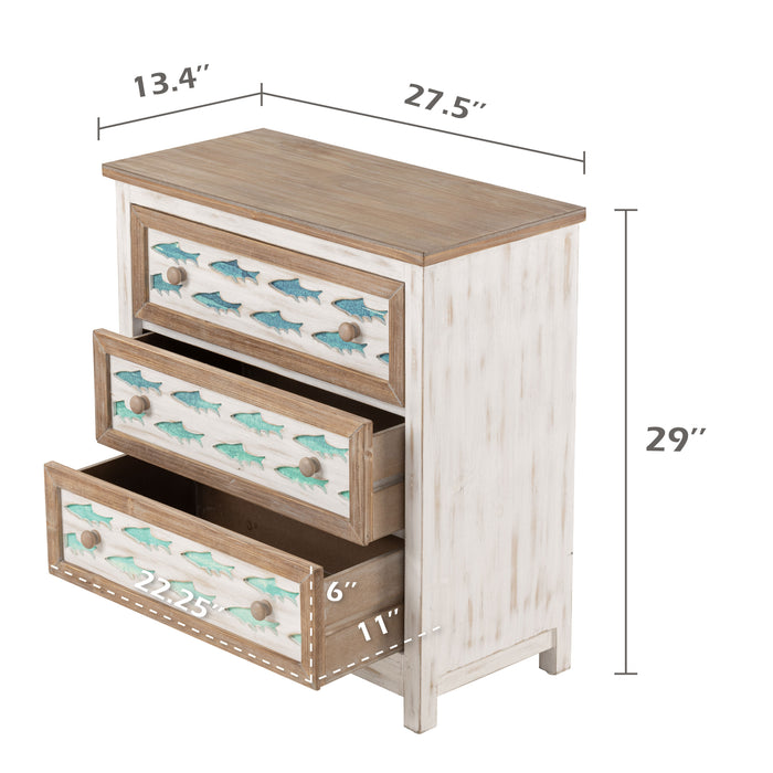 COZAYH HOME 3-Drawer Accent Dresser
