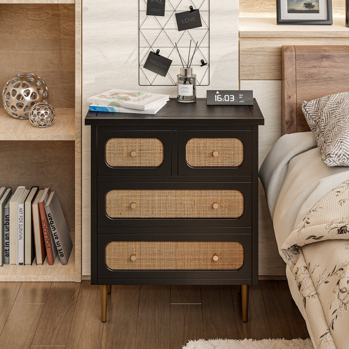 COZAYH HOME Rattan Chest of Drawers