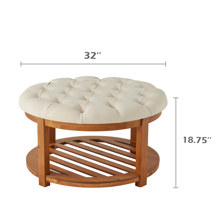 Round Wood Coffee Tables