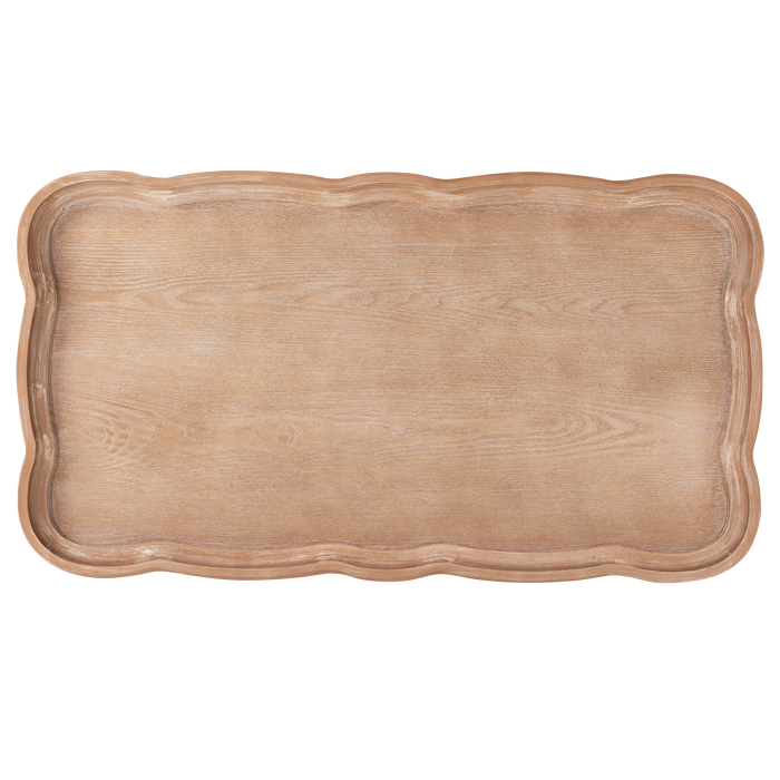 COZAYH HOME Natural Tray Top Cottagecore Coffee Table