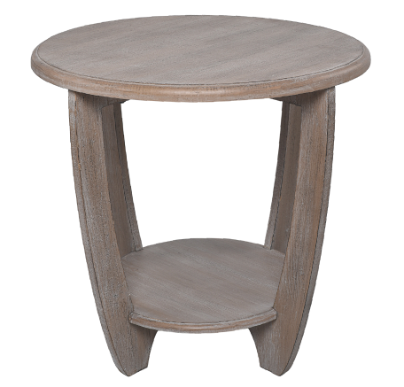 COZAYH HOME Rustic Farmhouse end table with Storage Shelf