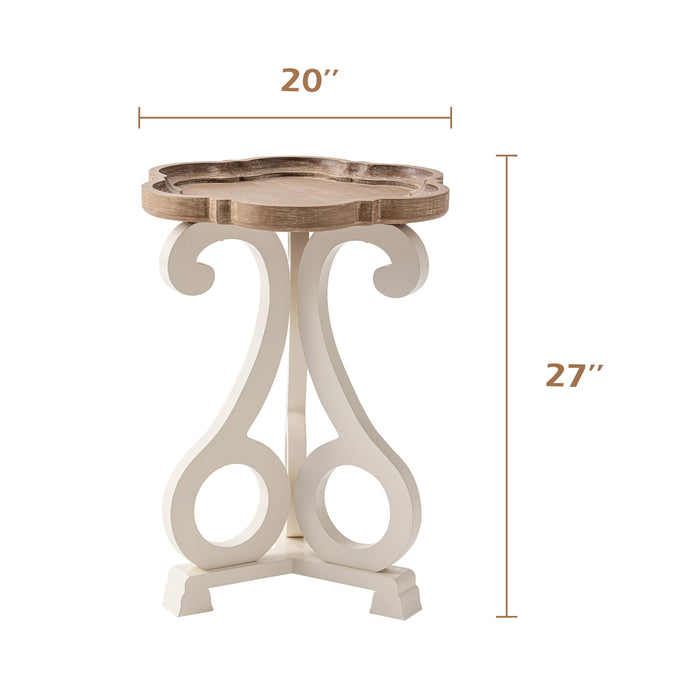 COZAYH HOME Flower Tray Top End Table