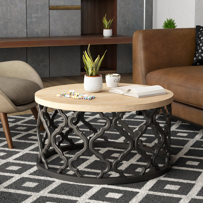 COZAYH HOME Distressed Coffee Table